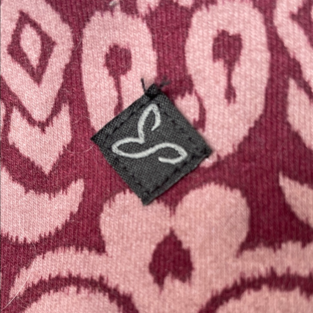 Prana Pink and Black Paisley Midi Dress - Picture 9 of 10